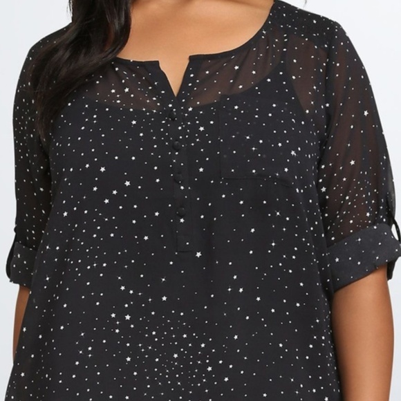 torrid sheer top